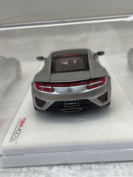 1/43スケールカー 1/43 ホンダ NSX 2017 ソースシルバーメタリック[TSMモデル]