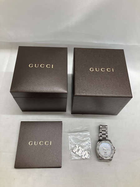 グッチ/ダイブ/YA136302/電池交換済※ベゼル傷(50-55) メンズQZ