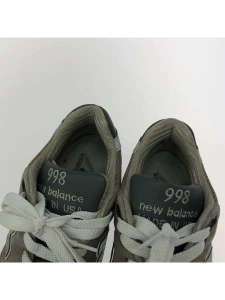 NEW BALANCE スニーカー U998GR USA製 グレー 27.0㎝