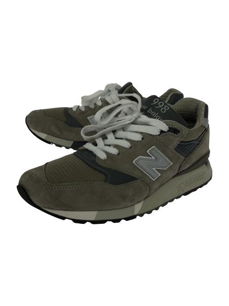 NEW BALANCE スニーカー U998GR USA製 グレー 27.0㎝