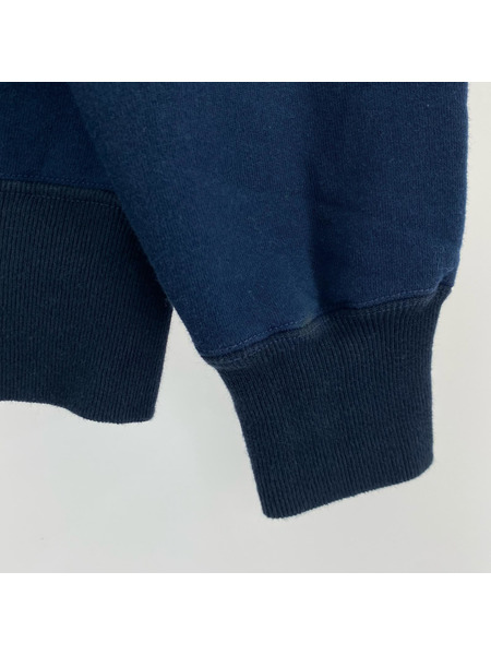 THE FLAT HEAD ハーフジップスウェットシャツ 紺 (L)