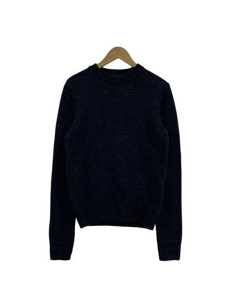RRL ニット・セーター USA製 コットン 紺（S）[値下]