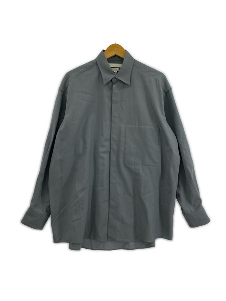 YOKE COVERED LOOSE FIT SHIRT YK22SS0315SH グレー (1)