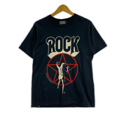 HYSTERIC GLAMOUR 半袖Tシャツ・カットソー ROCK Tee 黒 S