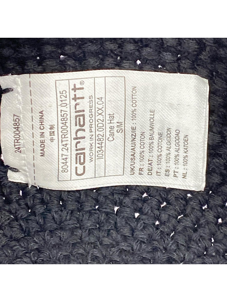 Carhartt ニットキャップ Cane hat/ブラック
