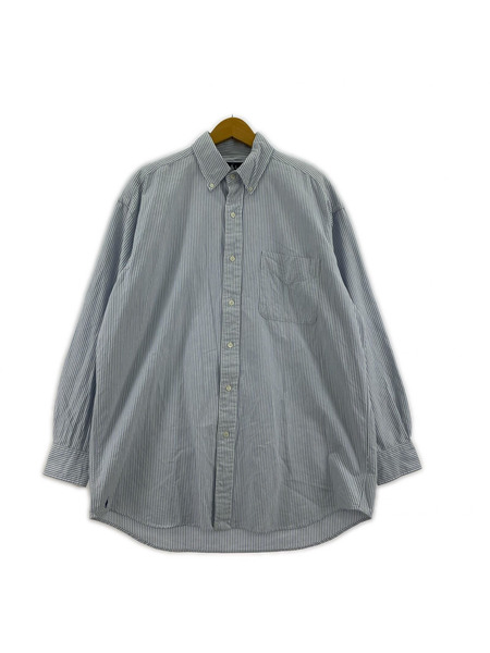 POLO RALPH LAUREN 長袖Tシャツ・カットソー THE BIG FIT ストライプ/ブルー M