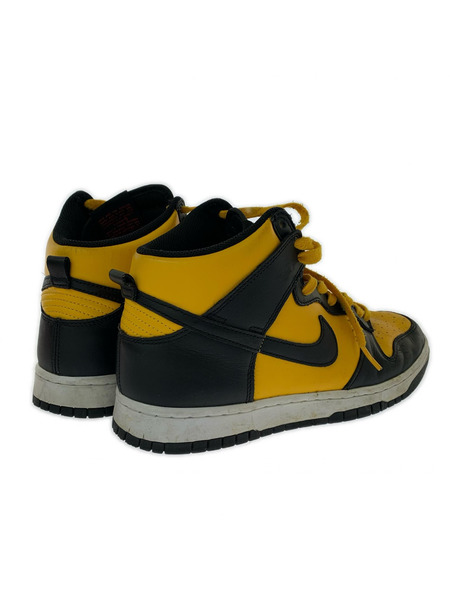 NIKE スニーカー Dunk High University Gold and Black[値下]