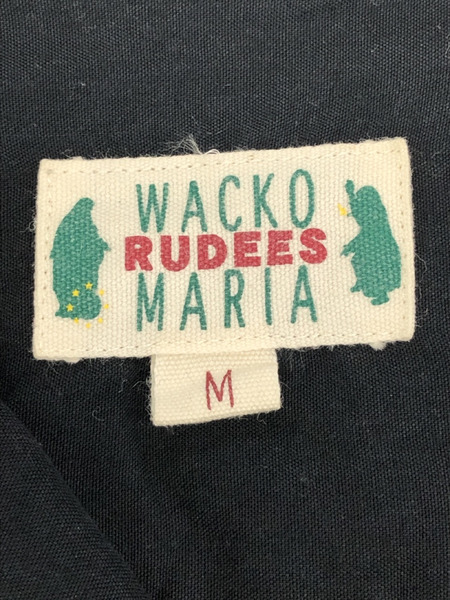 WACKO MARIA M BLK GUILTY PARTIES オープンカラーシャツ[値下]