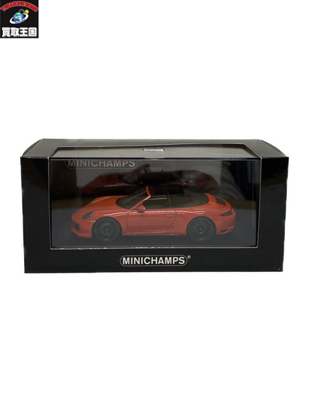 1/43 ミニチャンプス Porsche 911 cabriolet　Lavaorange オレンジ