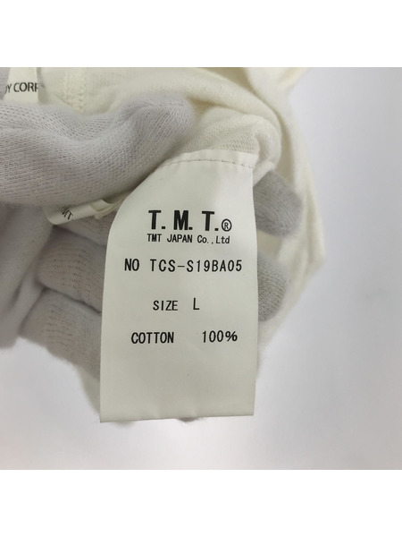 TMT 半袖Tシャツ・カットソー ×BE@BRICK Tシャツ (L) ホワイト