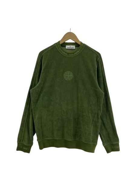 STONE ISLAND スウェット・トレーナー 20SS センターロゴ パイル地スウェット S 7615652E3[値下]