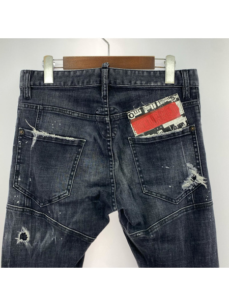 DSQUARED2 パンツ Tidy Biker 42 ブラック