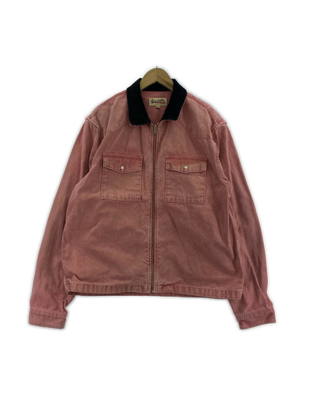 STUSSY ブルゾン・ジャンパー washed canvas work jacket (L)