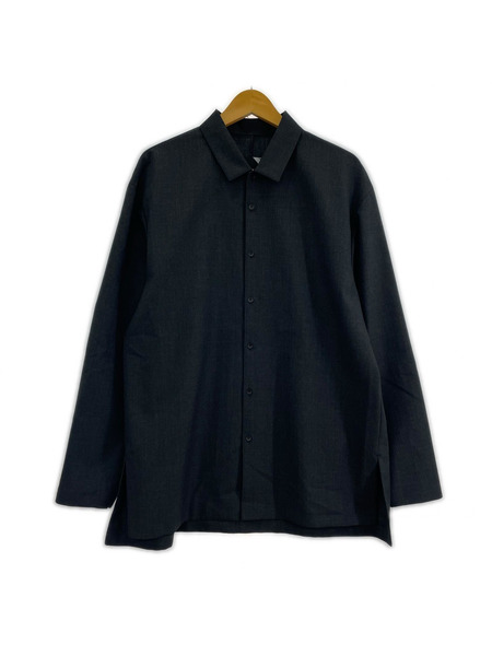 ATON ウールシャツ 6971015 グレー (02)[値下]