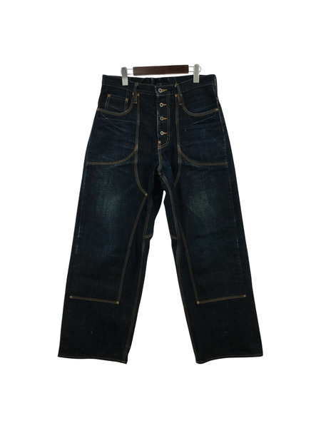 SUGARHILL CLASS 002 インディゴデニム 30 SUGARHILL CLASSIC DOUBLE KNEE DENIM PANTS 34 インディゴ