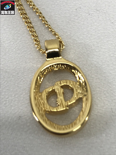 Dior  CDロゴネックレス 金色