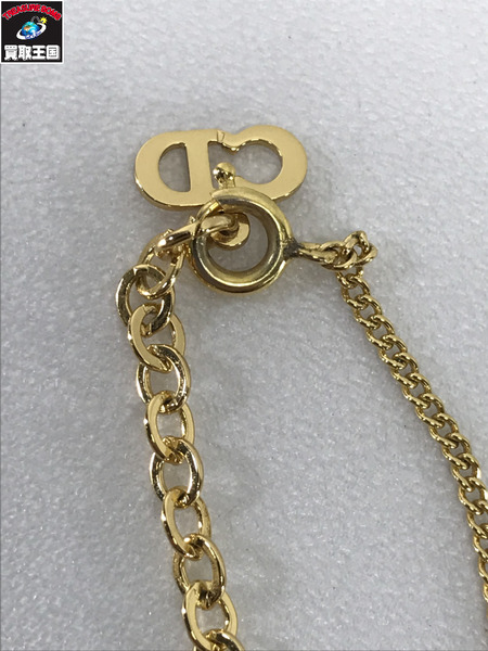 Dior  CDロゴネックレス 金色