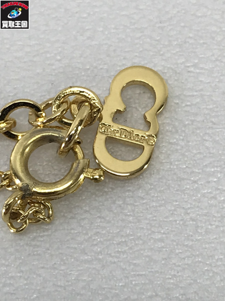 Dior  CDロゴネックレス 金色