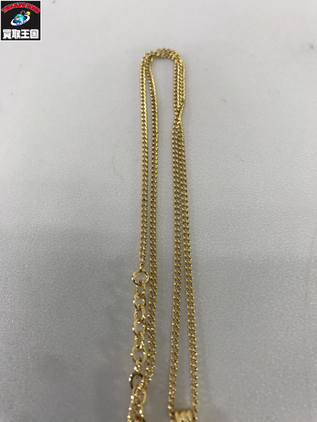 Dior  CDロゴネックレス 金色