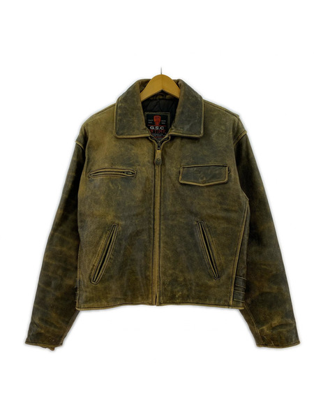 レザージャケット G.S.C ON TIME/Ｍ