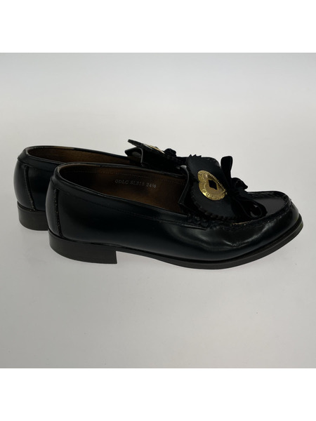 HARUTA ローファー HARUTA×SIIILON/BLK/24.5cm