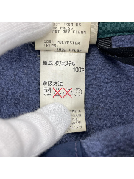 L.L.Bean ジャケット 90s USA製 フリース 青 (L)
