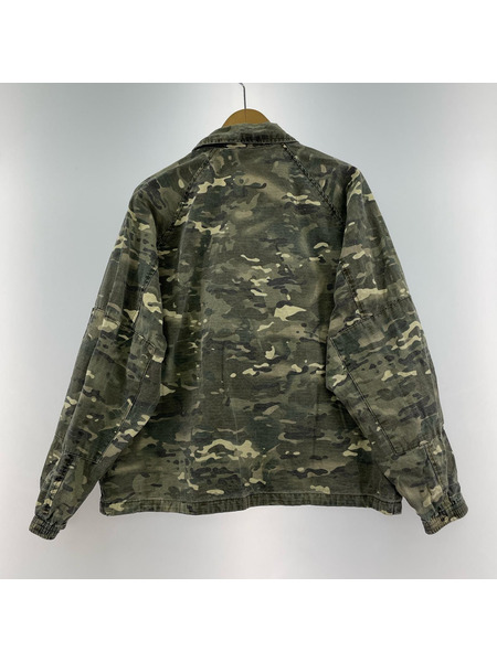 WILDTHINGS 25SS GARMENT DYE UTILITY JACKET S カモフラ