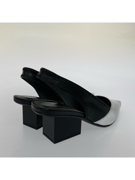 UNITED NUDE パンプス・ヒール RAQILA SINGLBACK MID 39 シルバー