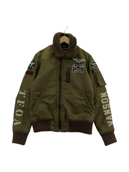 VANSON T.F.O.A B-15 襟ボア フライトジャケット (M)[値下]
