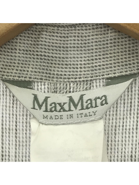 Max Mara 半袖シャツ S/Sロングワンピース グレー