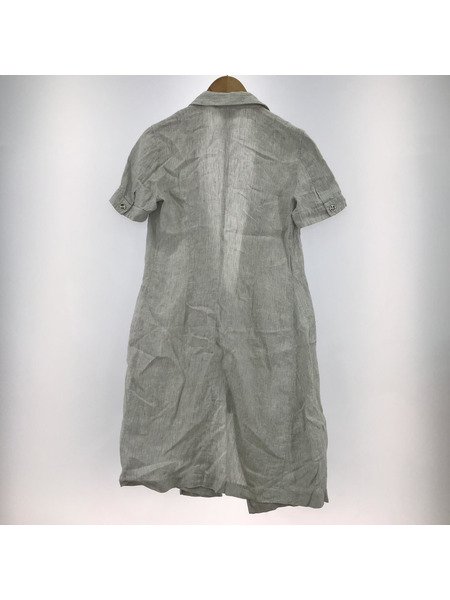 Max Mara 半袖シャツ S/Sロングワンピース グレー