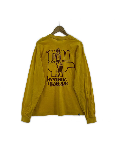 HYSTERIC GLAMOUR 長袖Tシャツ・カットソー HITCHHIKING CLUB (L)[値下]