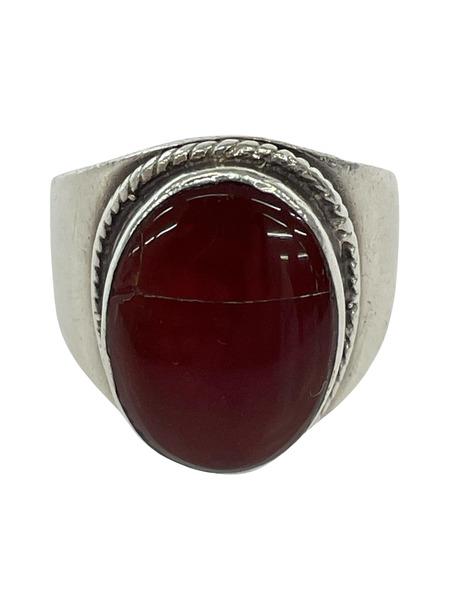 OLD・VINTAGE リング・指輪 925 レッドアゲート リング シルバー