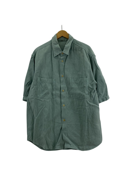 AURALEE WASHI DUCK CANVAS SHIRTS