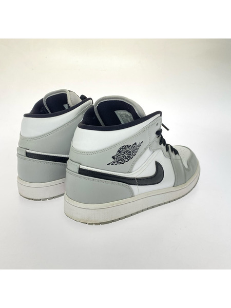 NIKE スニーカー Air Jordan 1 Mid Light Smoke Grey