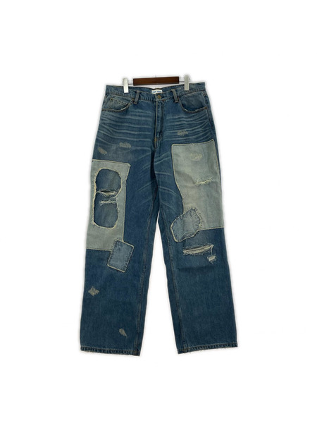 WOKE EDGE デニム・ジーンズ Patchwork Denim