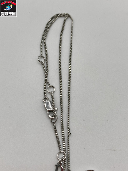 Dior ディオール ボール ピンク ロゴラインストーンネックレス