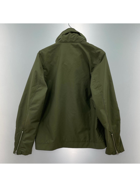 A BATHING APE 襟ワイヤー ミリタリーテックジャケット M カーキ