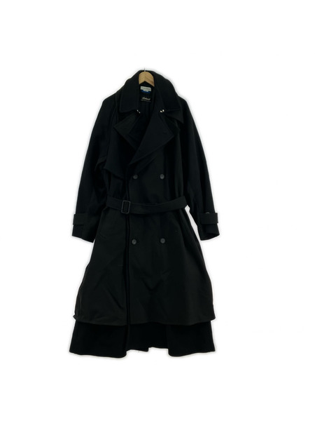 MAISON SPECIAL Layering Double Breasted Prime-Over Coat