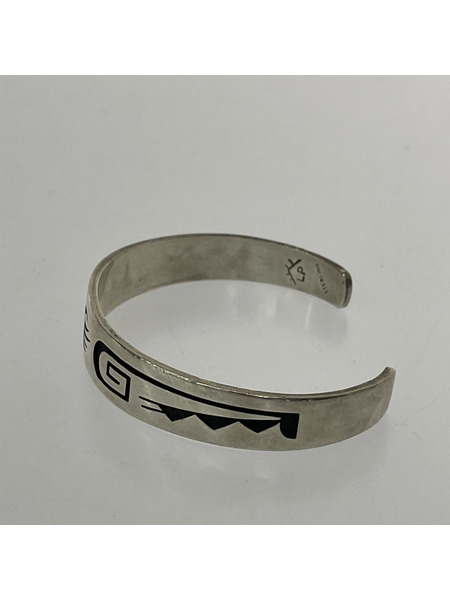 ブレスレット・バングル ホピ族 STERLING Loren Phillips バングル