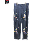 Engineered Garments フローラルデニムパンツ/S/エンジニアドガーメンツ