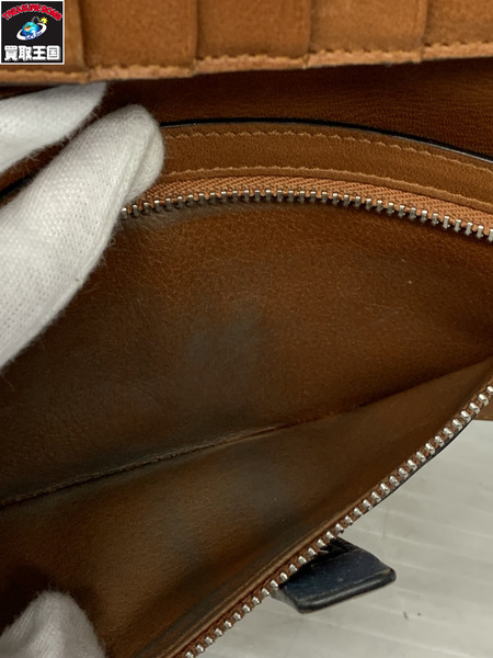 長財布 LOEWE バーティカルウォレット ラージ ネイビー