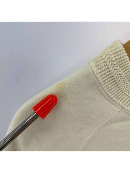 MARITHE + FRANCOIS GIRBAUD 80-90s バック刺繍スウェット ホワイト L