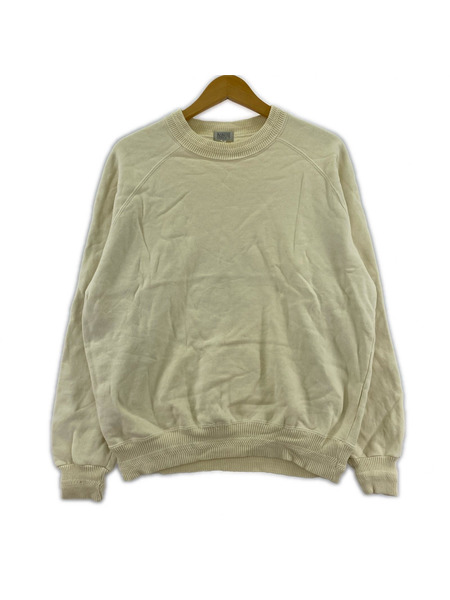 MARITHE + FRANCOIS GIRBAUD 80-90s バック刺繍スウェット ホワイト L