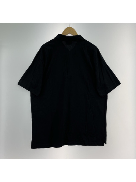 DIESEL T-VOR-OD ハーフジップポロシャツ L ブラック