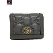 グッチ コンパクトウォレット GGマトラッセ/723789/グレー