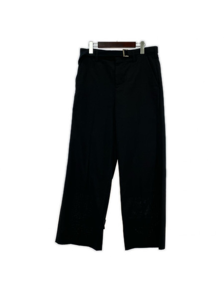 Sacai パンツ 22ss suiting pants 2 ブラック