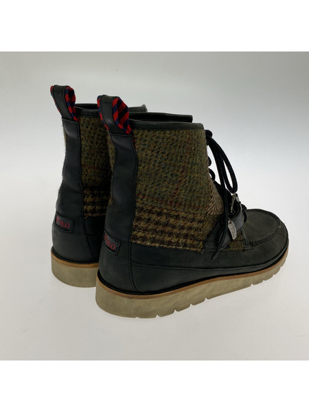 POLO RALPH LAUREN ブーツ ウールツイード 7ホールブーツ[値下]