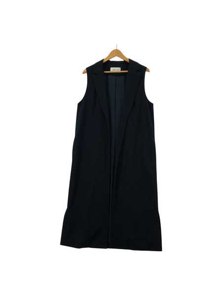 FRAY I.D ジレ・ベスト ロングベスト ノースリーブジャケット NVY