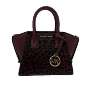 MICHAEL KORS ハンドバッグ AVRIL チータープリント カーフヘア サッチェル エクストラスモール